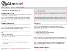 Tablet Screenshot of aimred.com